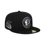 NEW ERA 59FIFTY 5950 NBA RD24 布魯克林 籃網 黑 全封帽 棒球帽 ⫷SCREWCAP⫸