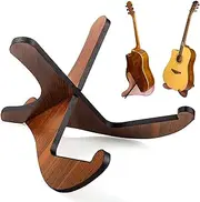 Guitar Stand Wooden Guitar Rack Guitar Stand Acoustic Musical Instrument Stand X-Frame Style Portable Detachable Wood Guitar Stand for Bass Banjo Acoustic Electric Classical Guitars