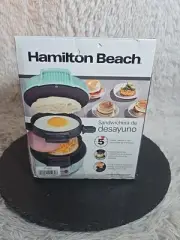 Sandwich Mint 25482, Customizable Breakfast Sandwich Maker with Egg Cooker Ring