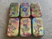 POKEMON SCARLET & VIOLET SV3.5 151 MINI TIN 6 BOX LOT SEALED GENGAR DRAGONITE !
