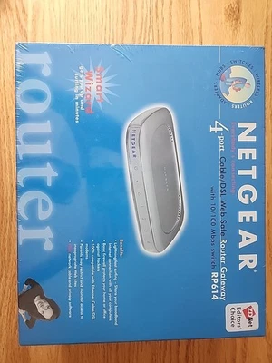 Netgear RP614 100 Mbps 4-Port 10/100 Wired Router
