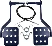 Brake Throttle Pedals 71" Cable with Return Springs Kit for 196Cc Go Kart Parts