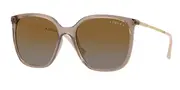Vogue Eyewear VO5564S Polarized 2940T5 Men's Sunglasses Brown Size 54