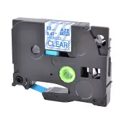 1PK TZ TZe133 Blue on Clear Label Tape For Brother P-Touch PT-1000 1010 12mm*8m