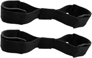 KICHOUSE 2Pcs Portable Deadlift Straps Durable Exercise Bands for Weightlifting Strength Training Comfortable Lightweight Fitness Auxiliary Bands for Grip Support