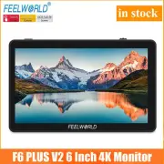 FEELWORLD F6 PLUS V2 6 inch On Camera Video Monitor 3D LUT 4K IPS FHD for DSLR