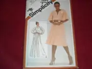 1981 SIMPLICITY #5282 - LADIES ELEGANT EVENING - COCKTAIL GOWN PATTERN 12 FF