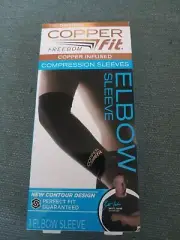 Copper Fit Copper Infused Compression Elbow Sleeve ~medium 8.5"-10" Unisex~