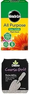 Miracle-Gro All Purpose Soluble Plant Food Fertiliser + Debco Coarse Grit Premium Additive (5 L)