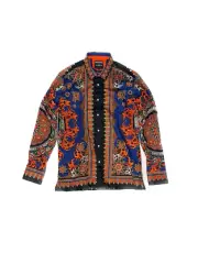 Barabas 3SPR413 Party Spark Long Sleeve Shirt Navy