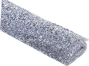 LALADEFIEE Nail Art Table Mat with Rhinestones Cushioned Surface for Manicure Supplies for Nail Salons Artists DIY at Home Shiny Silver Design present for Nail Enthusiasts