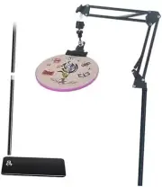 Needlework Floor Stand,Rotate Hand Embroidery Floor Stand Black with base