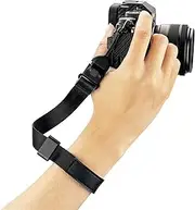 PROfezzion Camera Wrist Hand Strap: DSLR Mirrorless Straps for Fujifilm X100VI Canon EOS R100 R7 R5 M50 Mark II 850D Sony FX30 Alpha A7C II A7 A7R A7S Mark IV III II ZV-E1 Nikon Z8 Z5 Z7 Z50 & More