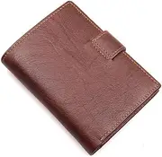 [Holibanna] Men' Casual Bifold Wallet Multi Card Holder Retro Design Capacity Clutch Purse Coffee Color