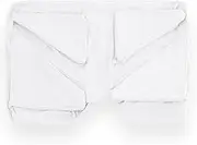 Wife Pillow Cover Only - Jersey Knit Pillowcase, Soft 100% Cotton T-Shirt Feel - Contour Exclusively for Arm & Body Position Side, Stomach & Back Sleeper Bed Pillow, Machine Washable & Dryable, White