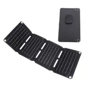 US 10W ETFE Solar Panel Monocrystalline Silicon 4 Folds Portable Solar Powered