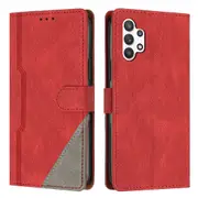 Clasp Case with Flip Wallet Stand Function Cover for Samsung A13 4G /A13 Lite 4G - Red