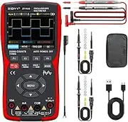 703S 3-in-1 Handheld Oscilloscope Multimeter DDS Generator, Dual Channel 50MHZ Bandwidth, 280MSa/s High Sampling Professional Oscilloscope, 25000 Count Digital Multimeter, Voltmeter, 2*P2060 Probes
