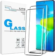 KATIN 2 Pack Screen Protector for Motorola Moto G85 Tempered Glass Film, 3D Curved Full Screen Coverage, Anti-Fingerprint, 9H Hardness, Easy Installation