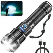 Super Bright Flashlights High Lumens, 1000000lm Rechargeable Flashlights, 5Mo...
