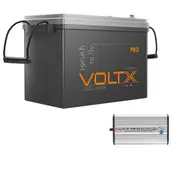 VoltX 12V 190Ah Lithium Battery + 12V 1KW Pure Sine Wave Inverter