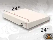 4" x 24" x 24" Square Foam Sheet
