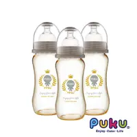 在飛比找蝦皮商城優惠-PUKU藍色企鵝 【3入組】PPSU母乳實感寬口奶瓶280m