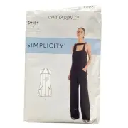 SIMPLICITY PATTERN S9151 Cynthia Rowley Jumpsuit Size 12-20 NEW UNCUT