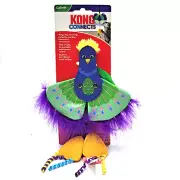 KONG Connects Peacock Feather Hanging Catnip Cat Toy 10x6"