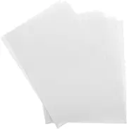 HOMSFOU Water Soluble Embroidery Stabilizer Paper 7pcs Non Woven Fabric Backing for DIY Clothing Home Decorations
