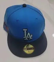 New Era Los Angeles Dodgers 59FIFTY Fitted Hat Cap 1981 World Series Patch 7 1/2