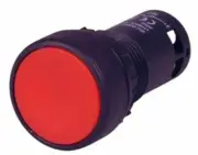 Eureka RED FLUSH PUSH BUTTON 22mm 1xN/O & 1xN/C *Australian Brand