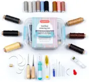 Herramientas De Artesanía De Cuero Para Coser a Mano Con Agujas De Coser NEW