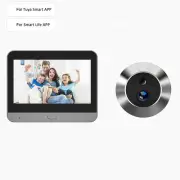 Apartment Door Peephole Camera with Wide Field of View & 4 3 Color Screen