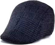 [CHUANGOU] Men's Winter Beret Cap, Unisex Beret Peaked Cap, Flat Cap, Adjustable Sports Hat, Newsboy Cap, Berette Cap, Size 56-58 cm, Rosa