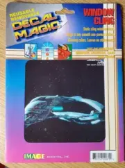 Star Trek Romulan Ship Vintage Window Cling Static Cling Window Decal Reusable
