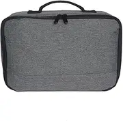 Home Projector Storage Bag Portable Carrying Case for Projector and Acc Ories Shockproof - Projector Travel Bag with Smooth Zipper Grey