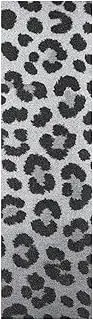 Amooorous Cheetah Fur Skin Grey Decorative Grip Tape for Skateboards Designs Anti-Tearing Scooter Grips Tape Tear-Proof Cruiser Grip Tape 33×9 Inch