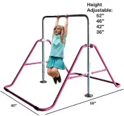 Jungle Kids Monkey Horizontal Bar Kip Playground Training Play Bars Purple NEW