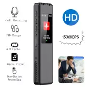 1X Digital Voice Activated Recorder Mini Audio Recording Dictaphone MP3 Player