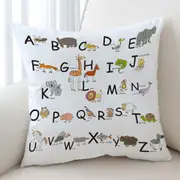 ABC Alphabet Kids Characters Cushion Cover