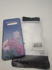 Samsung Galaxy S10 Plus Case purple flowers