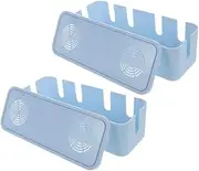 2Pcs High Capacity Cord Organizer Box Durable Desktop Cable Management Storage for Power Outlet Efficient Wire Organizer for Tidy Workspace and Easy Access