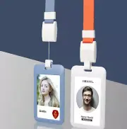 Retractable Badge Swipe Work Opal Card Holder Security ID Pull Tag Lanyard Strap