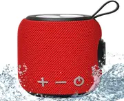 Portable Bluetooth Speaker,SANAG Bluetooth 5.0 Dual Pairing Loud Wireless Mini Speaker, 360 HD Surround Sound & Rich Stereo Bass,12H Playtime-Red