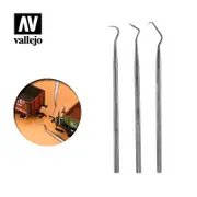 Vallejo Hobby Tools - Stainless Steel Probes (x3)