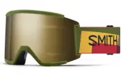 Smith Squad XL Snow Goggles High Fives, Sun Black Gold Mirror Lens +Bonus New