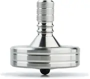 DjuiinoStar Spinning Top: Long Lasting (5-8 Minutes), CNC Machined from Solid Stainless Steel, Great Time Killer, EDC Desktop Toy, Fancy Gift