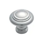 Tradco Cupboard Knob Domed Polished Chrome 32mm TD3054