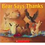 *小愛愛童書*【全新英文平裝繪本】（庫存出清）BEAR SAYS THANKS